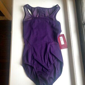 NWT Purple Mirella Tank Leotard - Size P